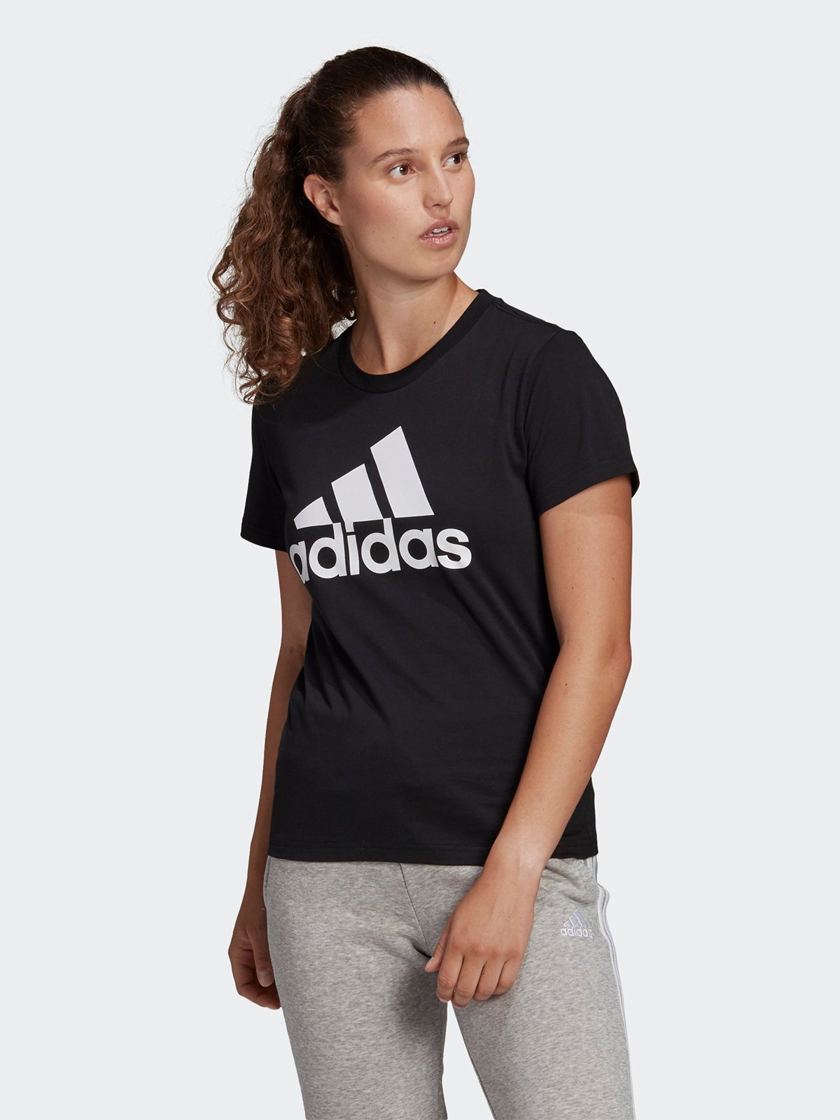 adidas Big Logo Tee Black / White