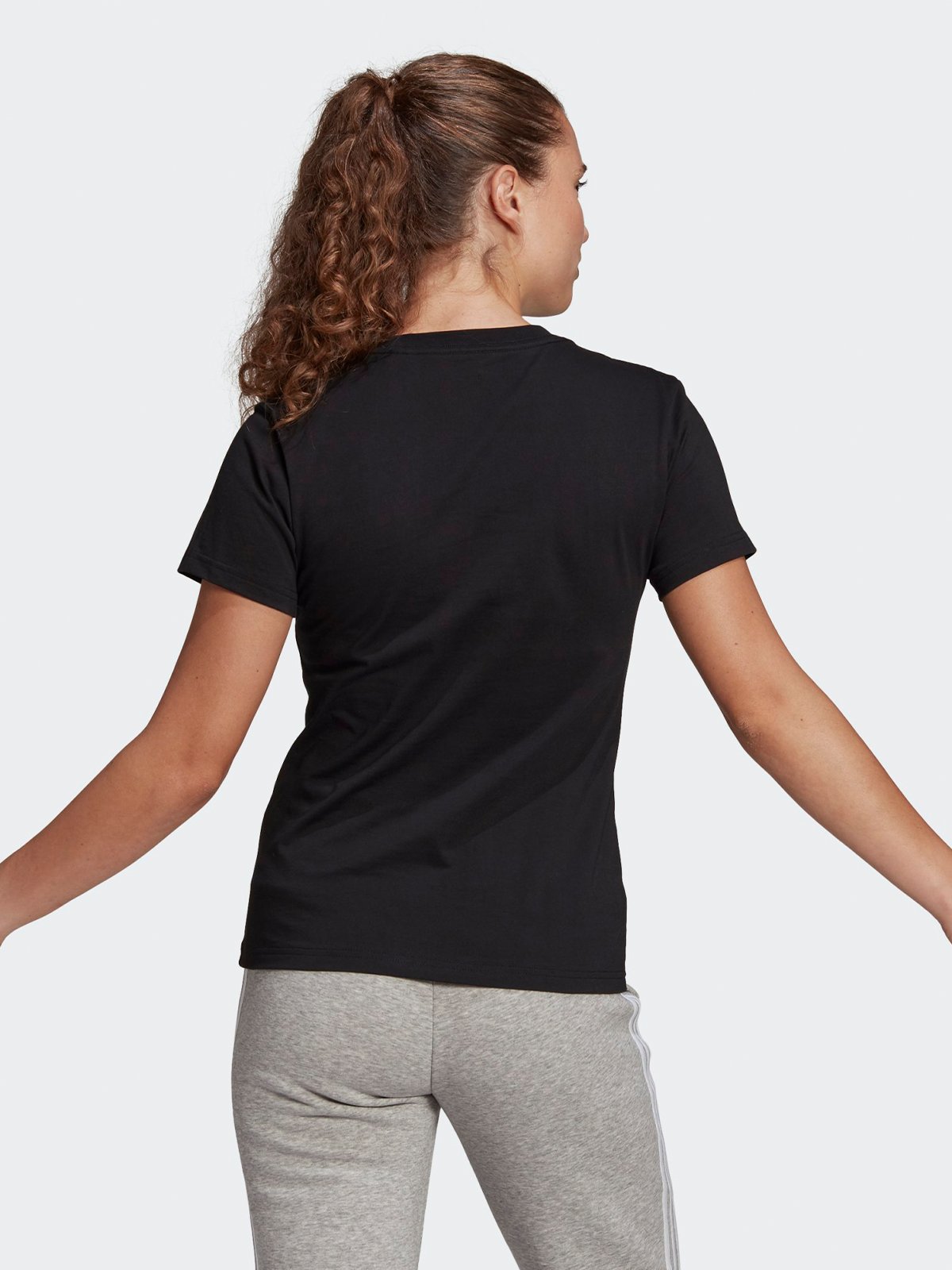 adidas Big Logo Tee Black / White