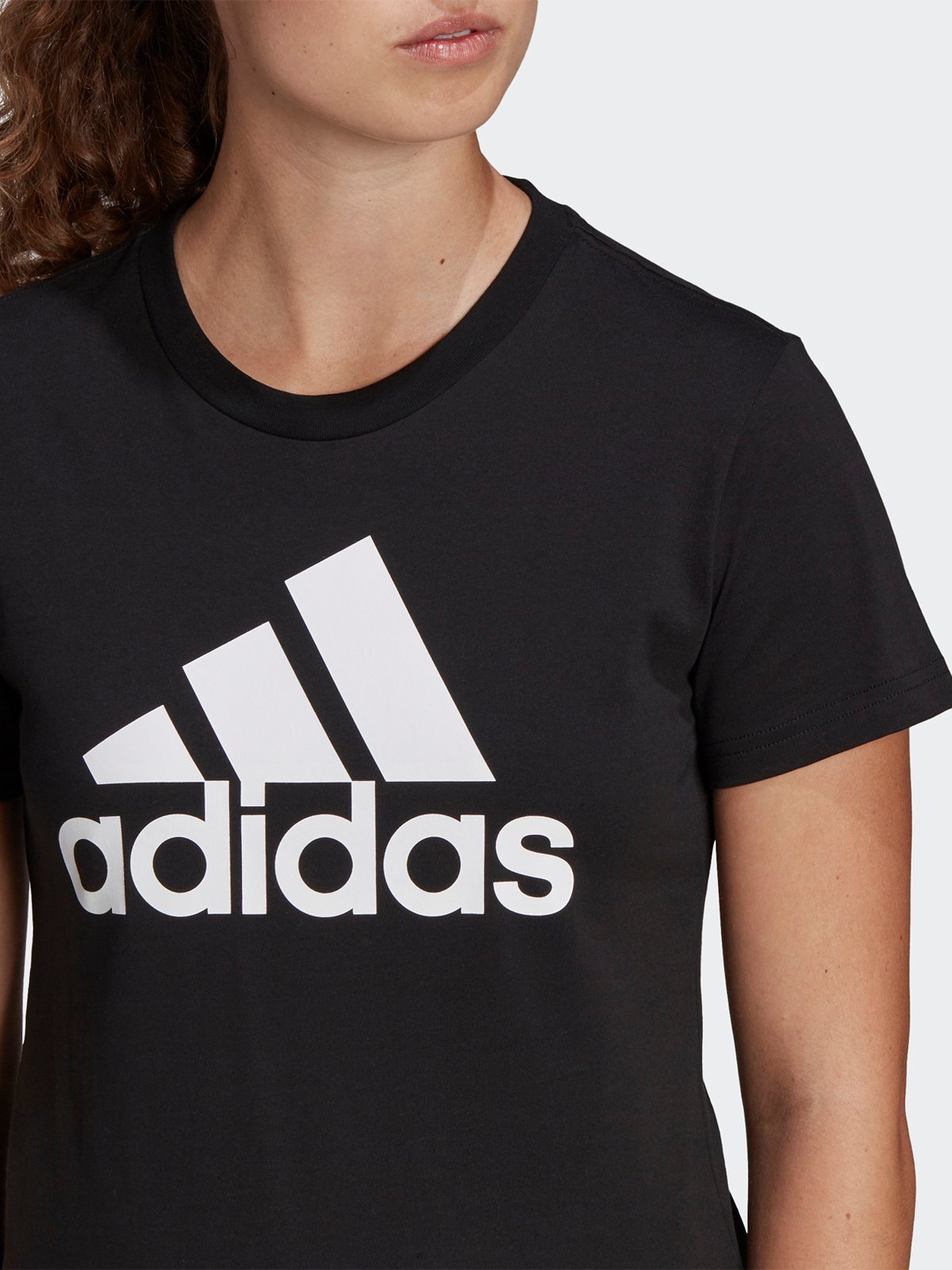 adidas Big Logo Tee Black / White