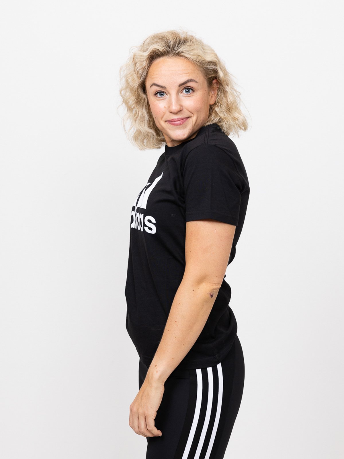 adidas Big Logo Tee Black / White