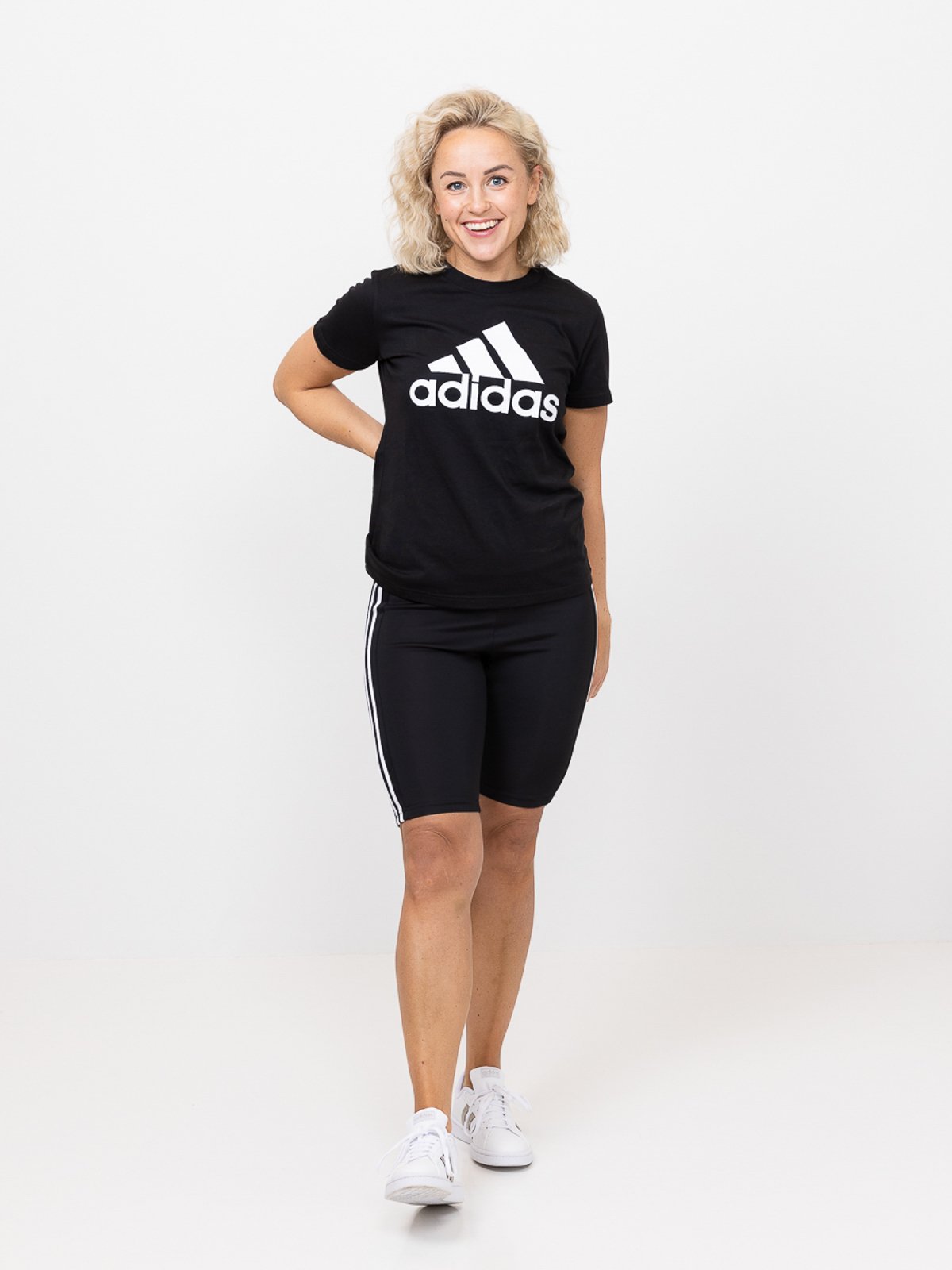 adidas Big Logo Tee Black / White