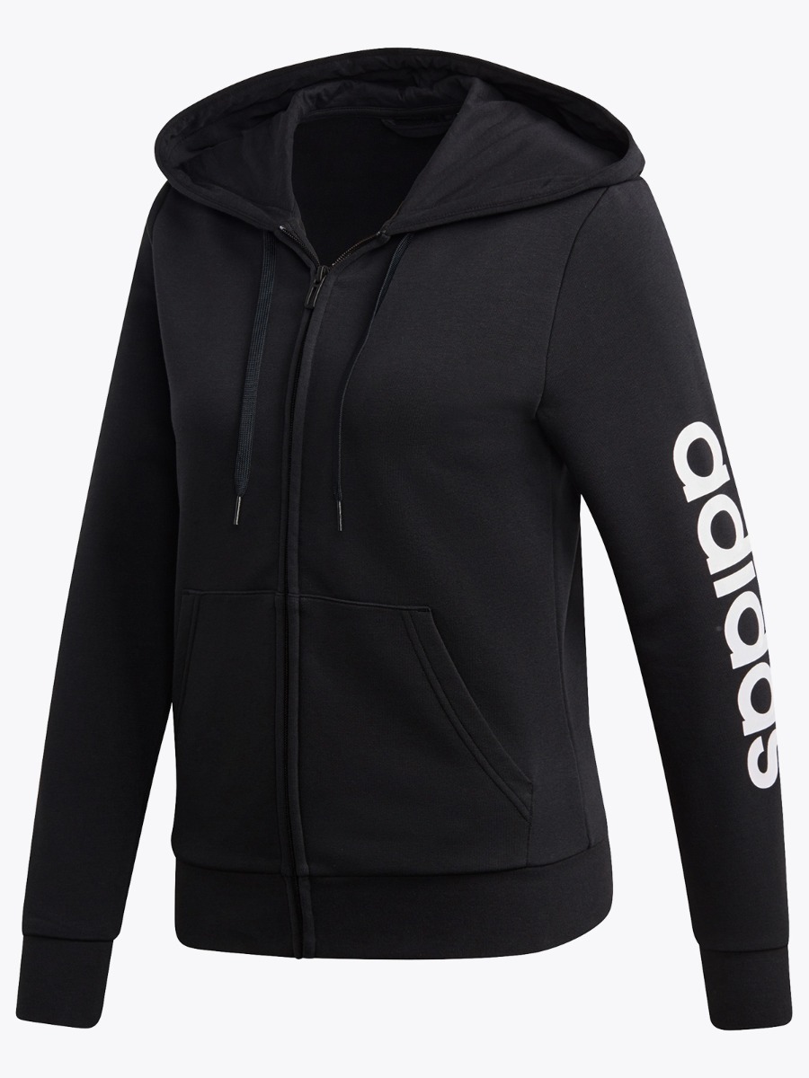 adidas Performace Linear Hoodie Black/ White