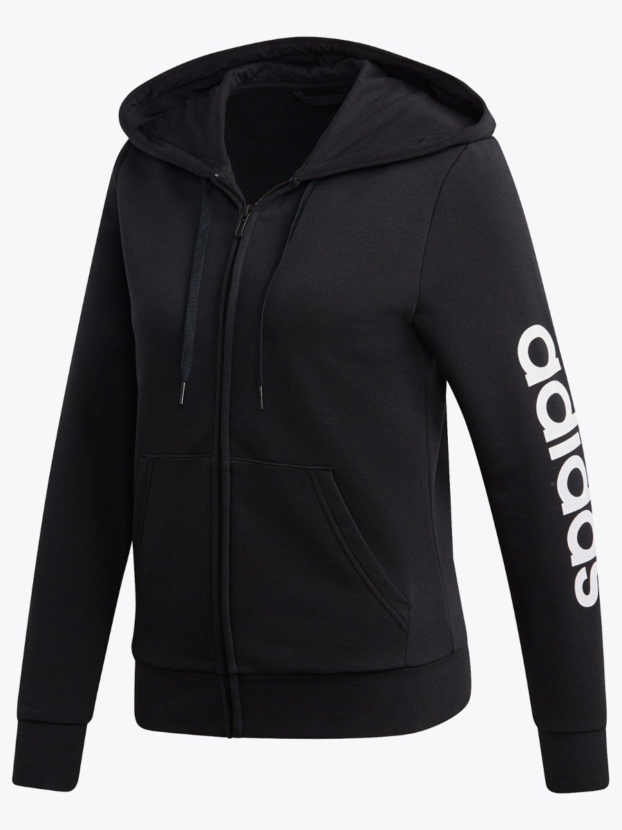 adidas Performace Linear Hoodie Black/ White