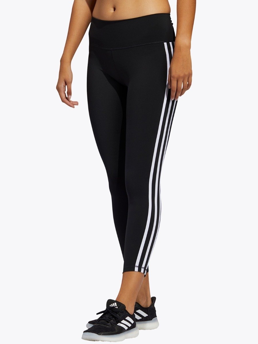 adidas Believe This 3 stripes 7/8 Tights Black/ White