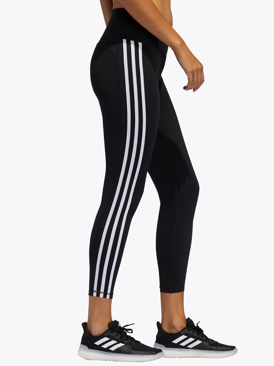adidas Believe This 3 stripes 7/8 Tights Black/ White