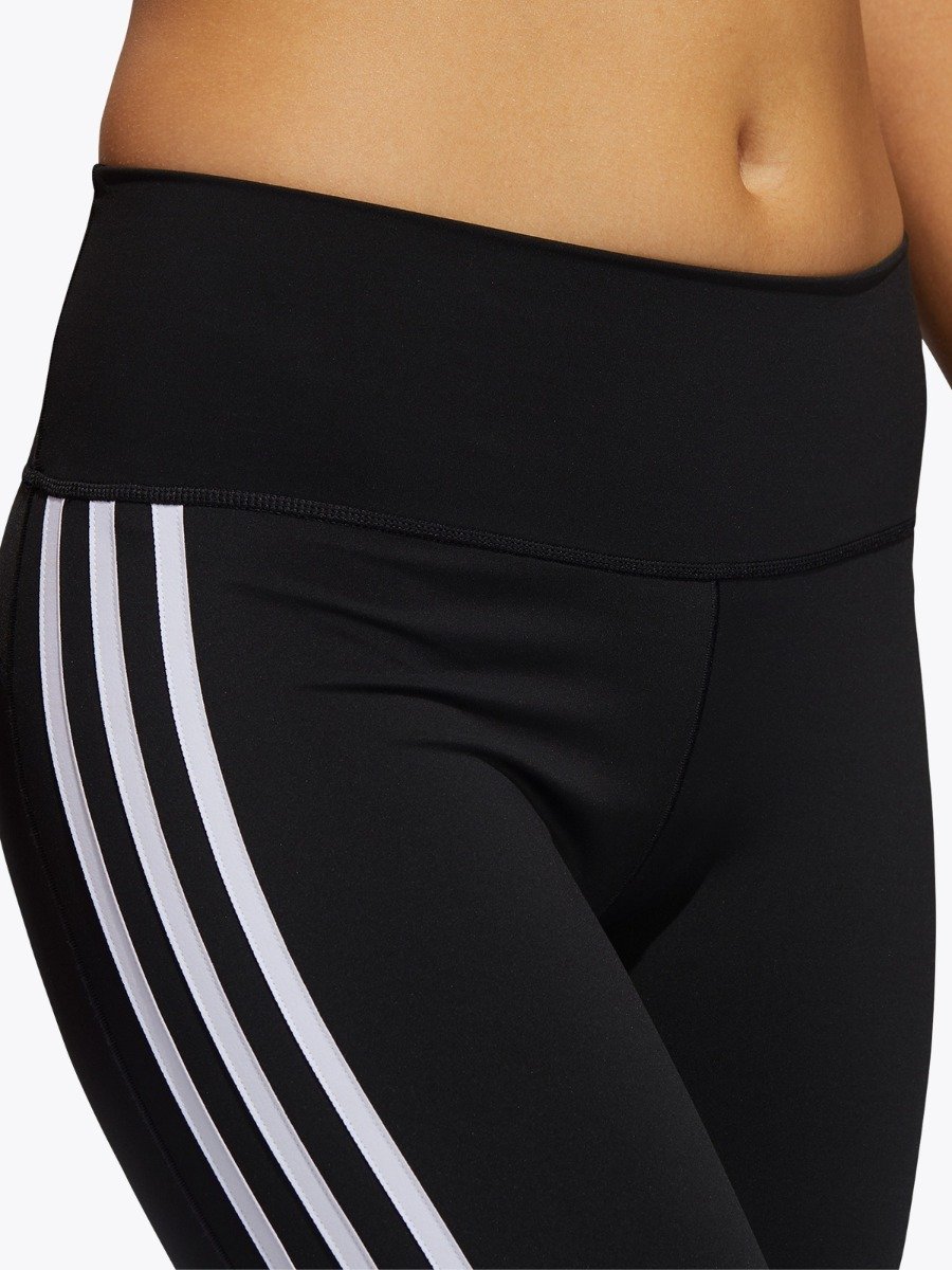 adidas Believe This 3 stripes 7/8 Tights Black/ White