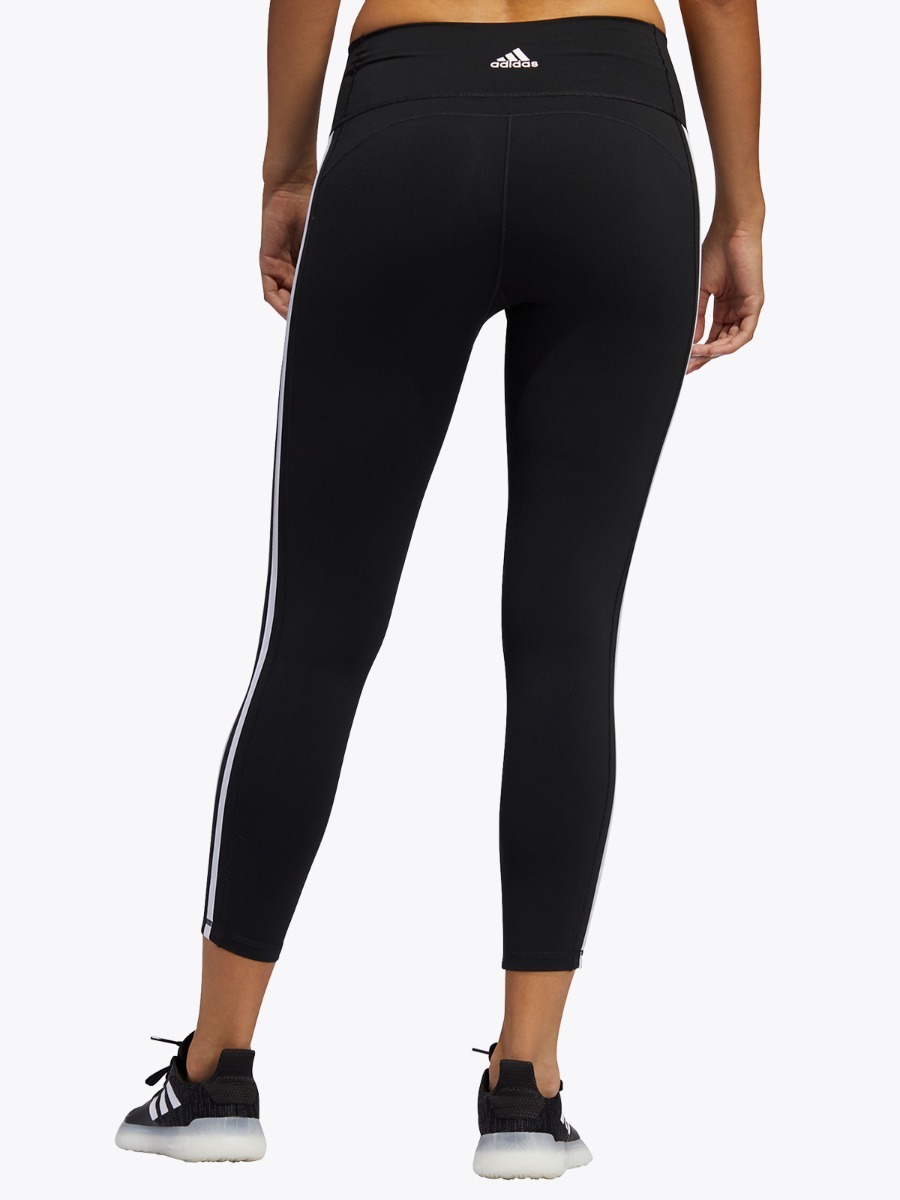 adidas Believe This 3 stripes 7/8 Tights Black/ White