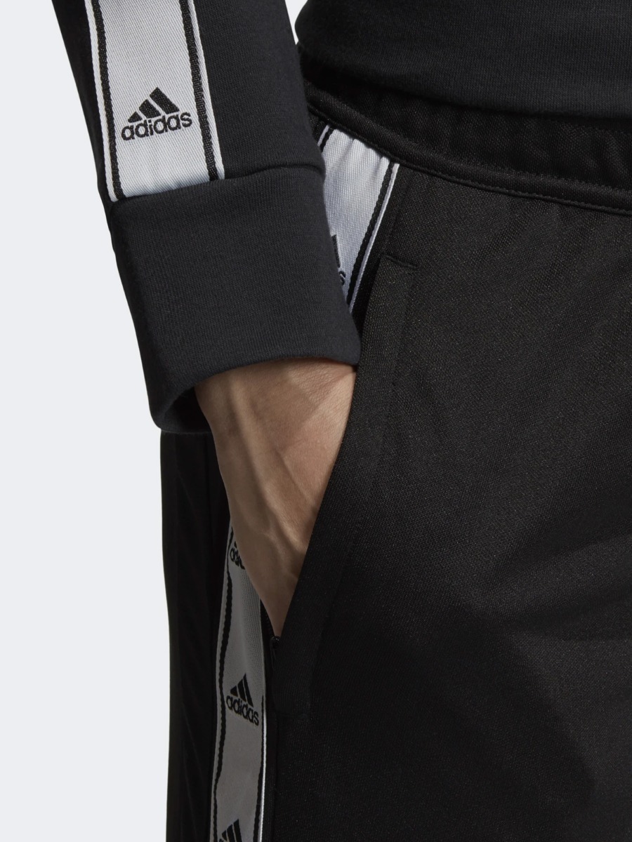 adidas Tiro 19 Pant Tapered Logo Black/White