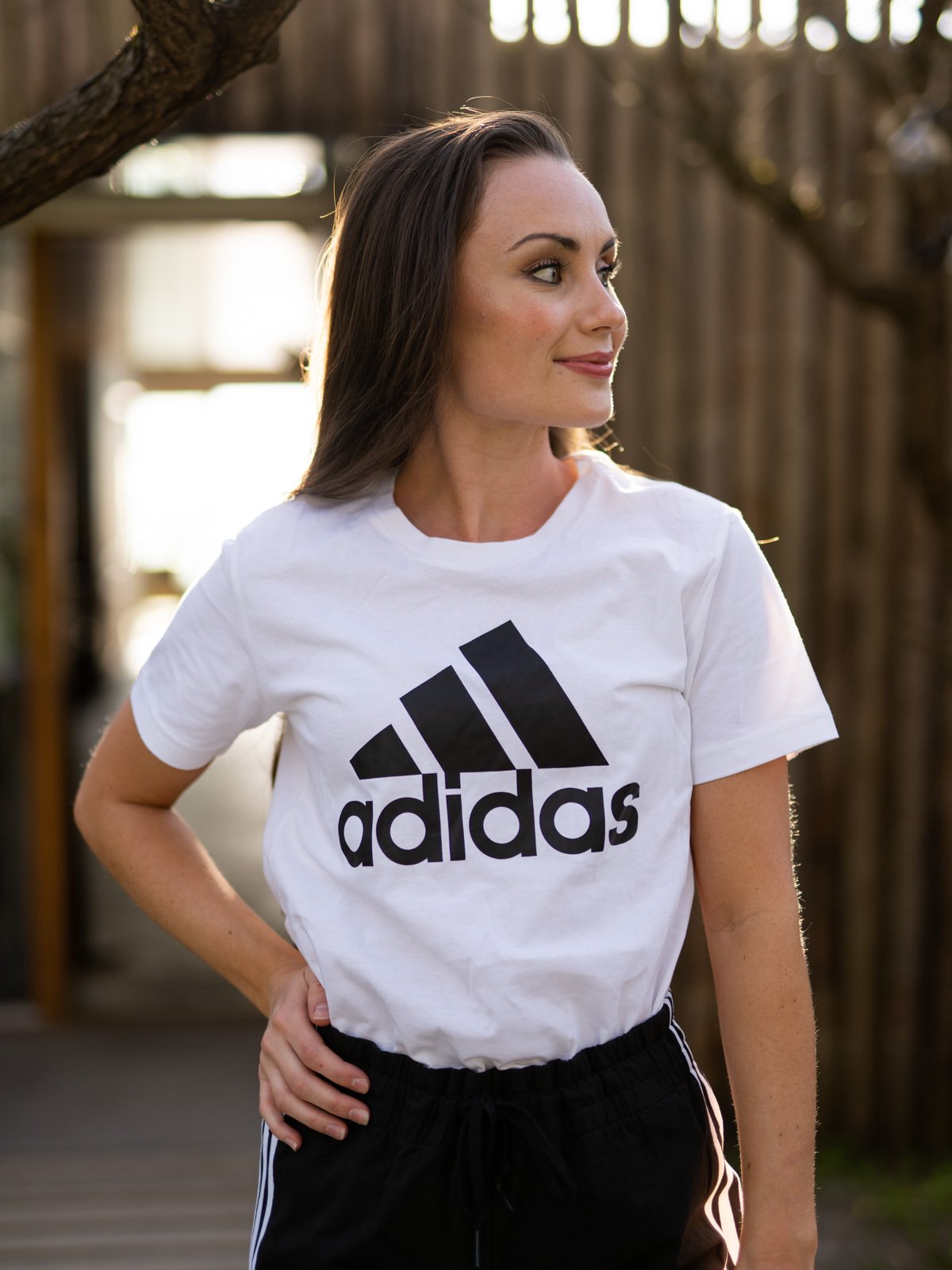 adidas Badge of Sport Tee White