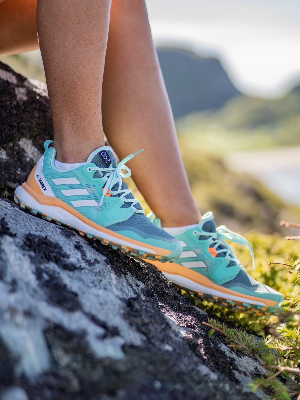 adidas Terrex Agravic Hazy Emerald / Crystal White / Hazy Orange