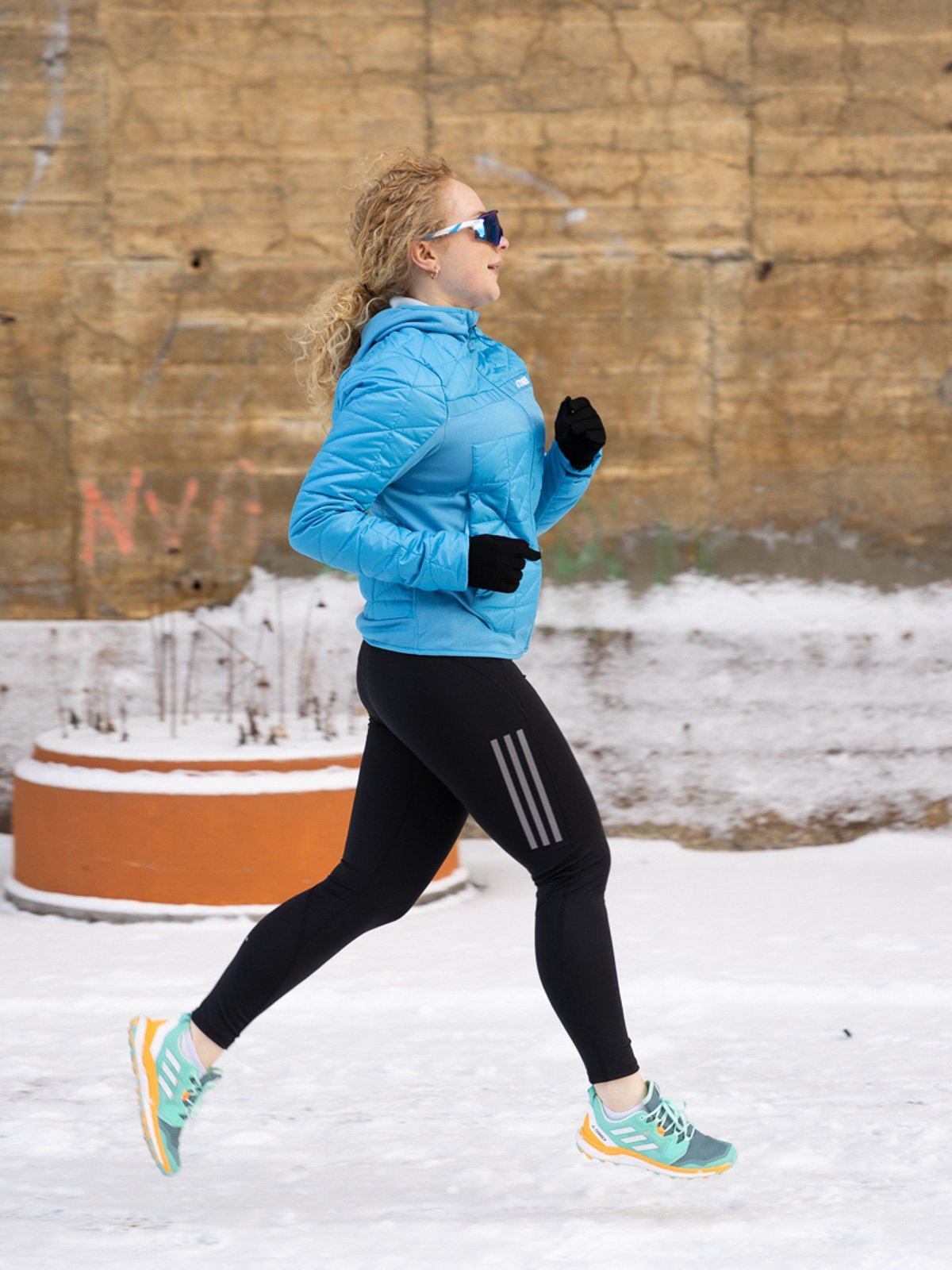 adidas Terrex Agravic Hazy Emerald / Crystal White / Hazy Orange