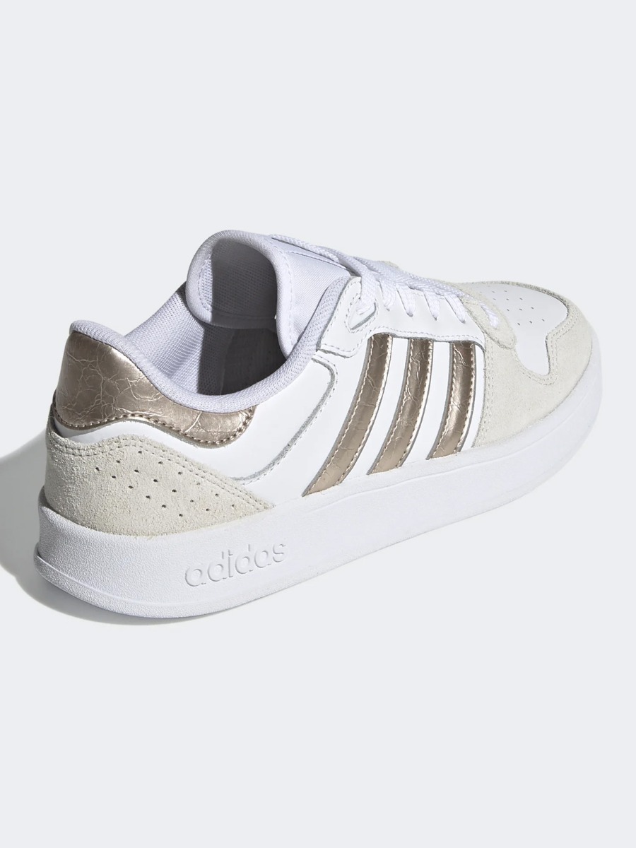 adidas Breaknet Plus Cloud White / Champagne Metallic / Grey Three