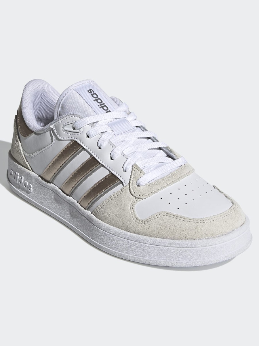 adidas Breaknet Plus Cloud White / Champagne Metallic / Grey Three