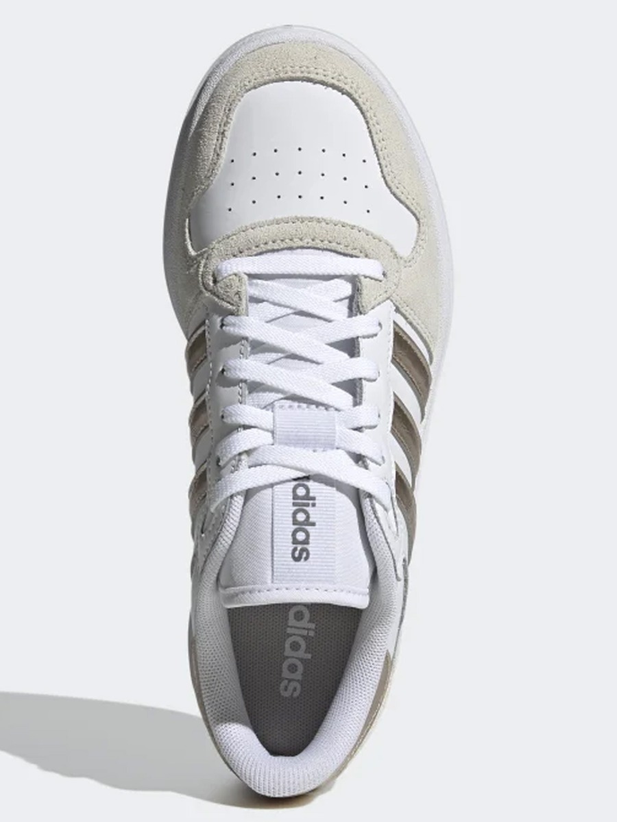 adidas Breaknet Plus Cloud White / Champagne Metallic / Grey Three