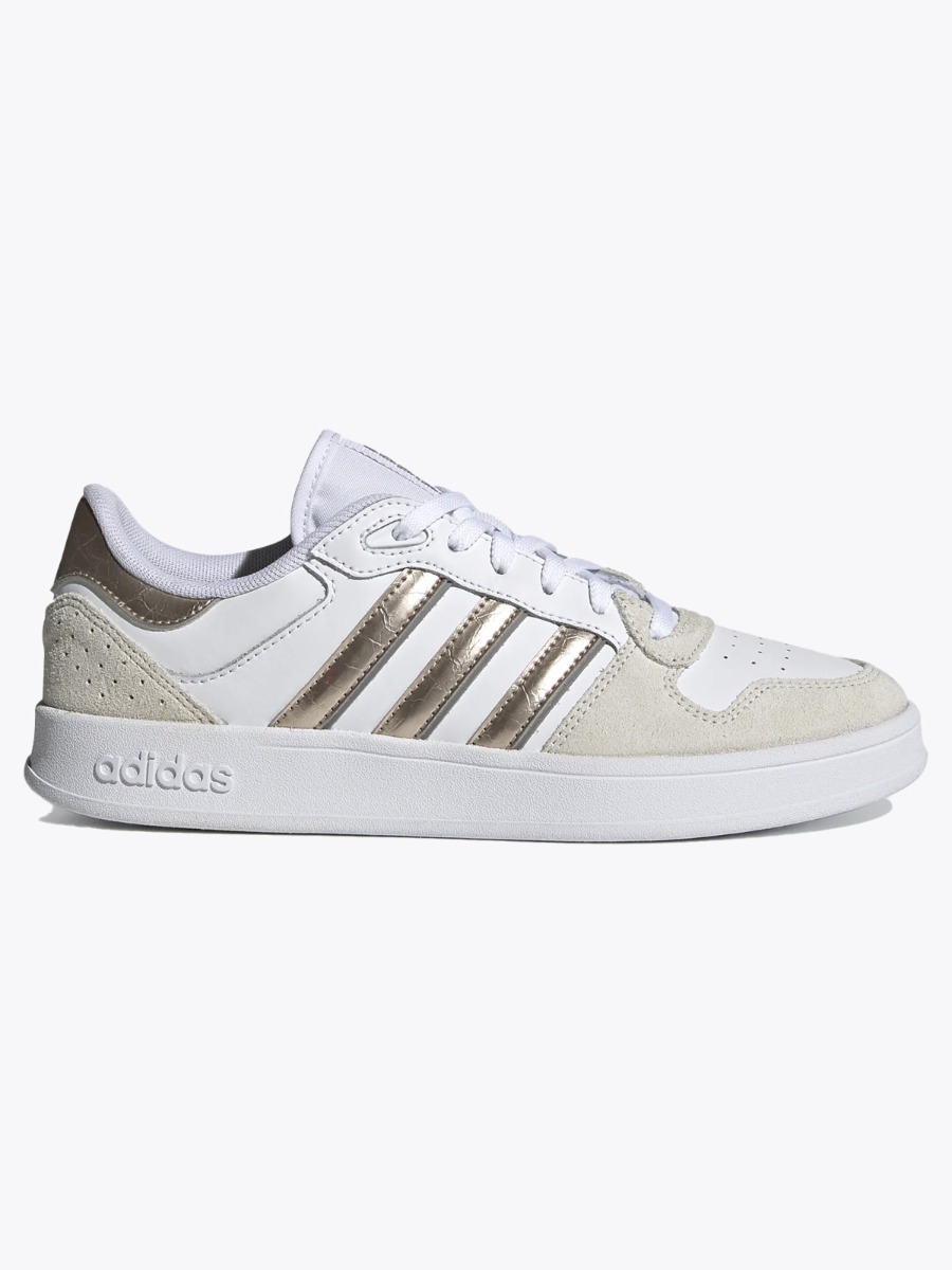 adidas Breaknet Plus Cloud White / Champagne Metallic / Grey Three