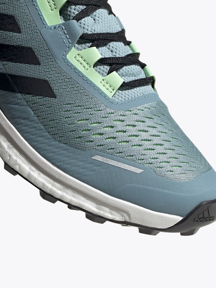 adidas Terrex Agravic Flow Trail Ash Grey/ Core Black/ Glow Green