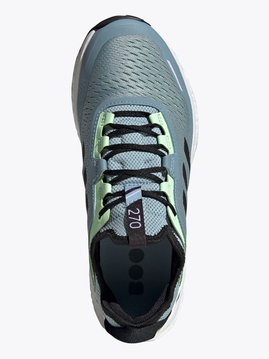 adidas Terrex Agravic Flow Trail Ash Grey/ Core Black/ Glow Green
