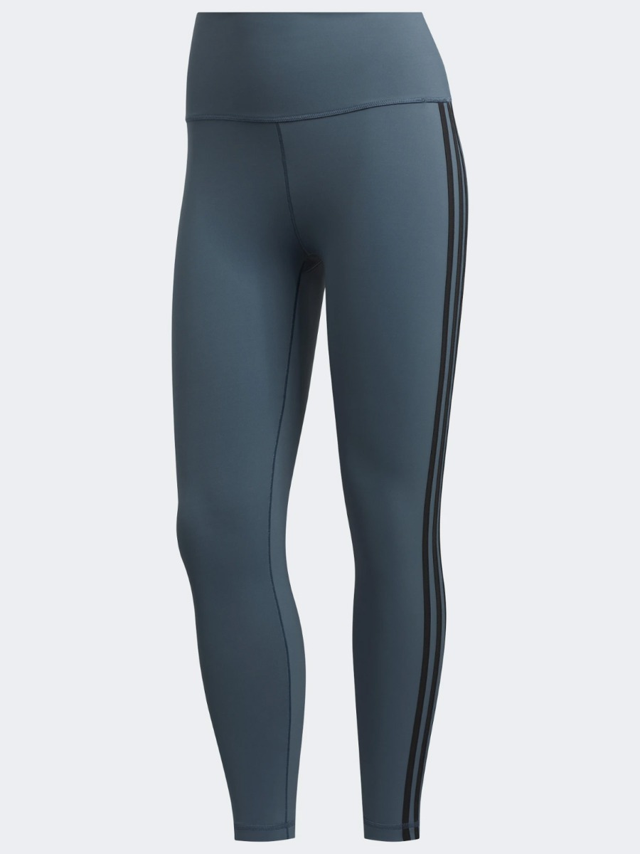 adidas Believe This 3 stripes 7/8 Tights Legacy Blue/ Black