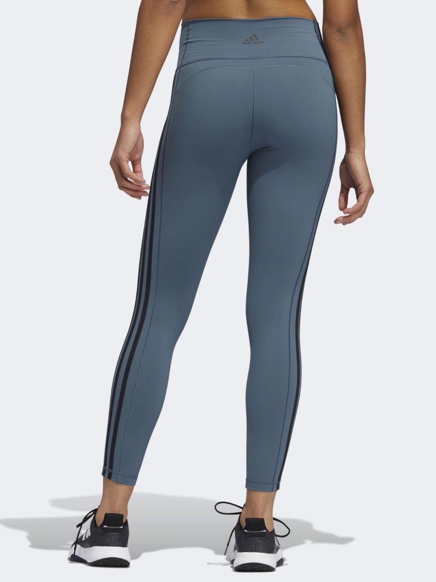 adidas Believe This 3 stripes 7/8 Tights Legacy Blue/ Black