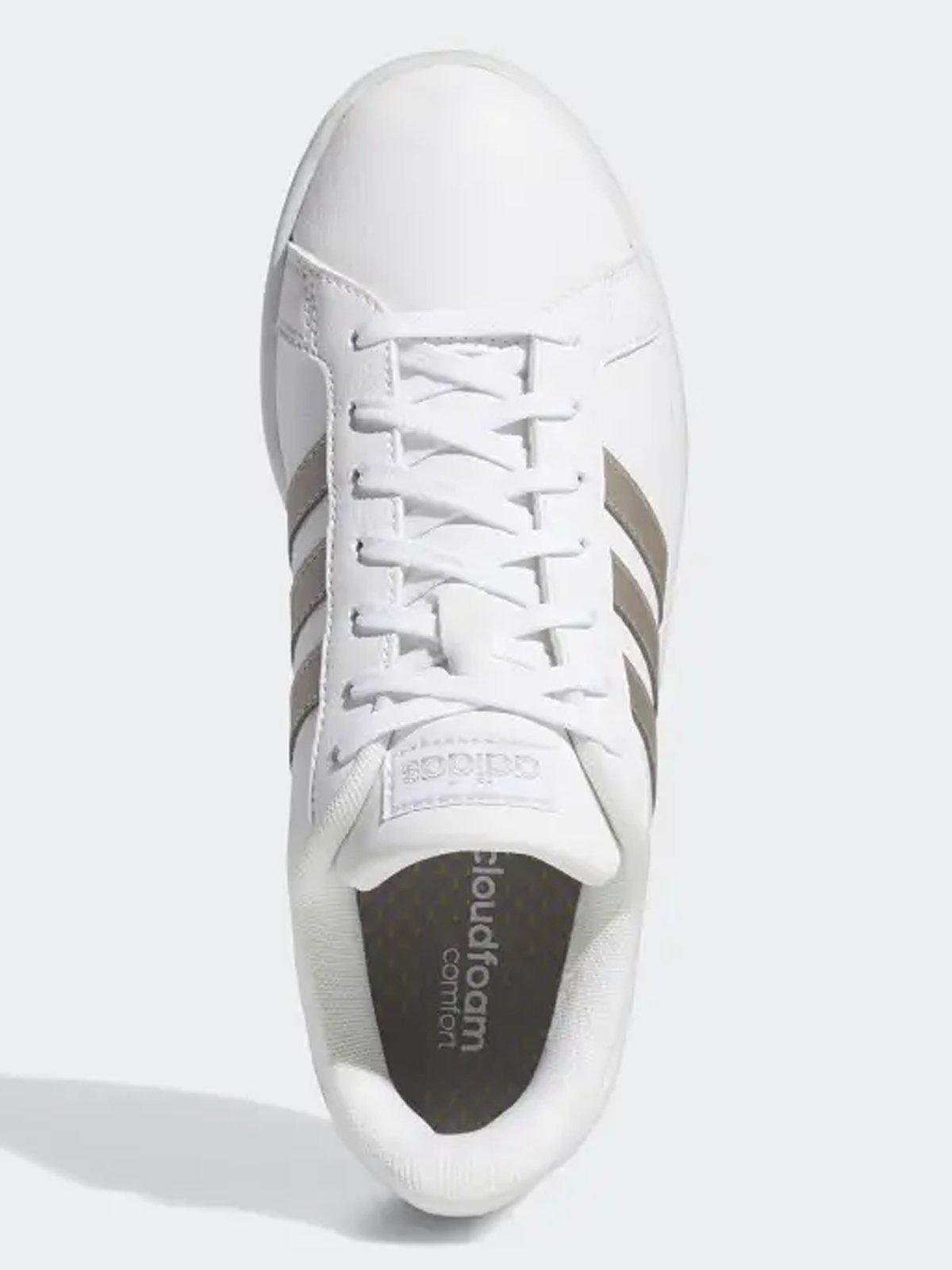 adidas Grand Court Cloud White / Platin Metallic / Cloud White