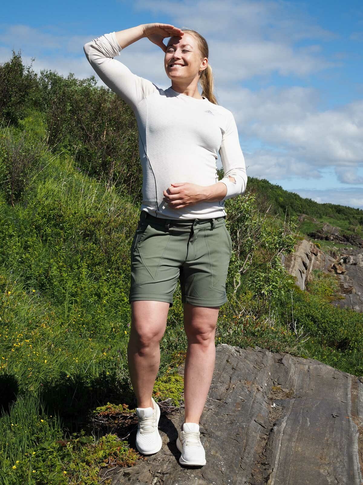 adidas Adi Runner Long Sleeve Aluminium