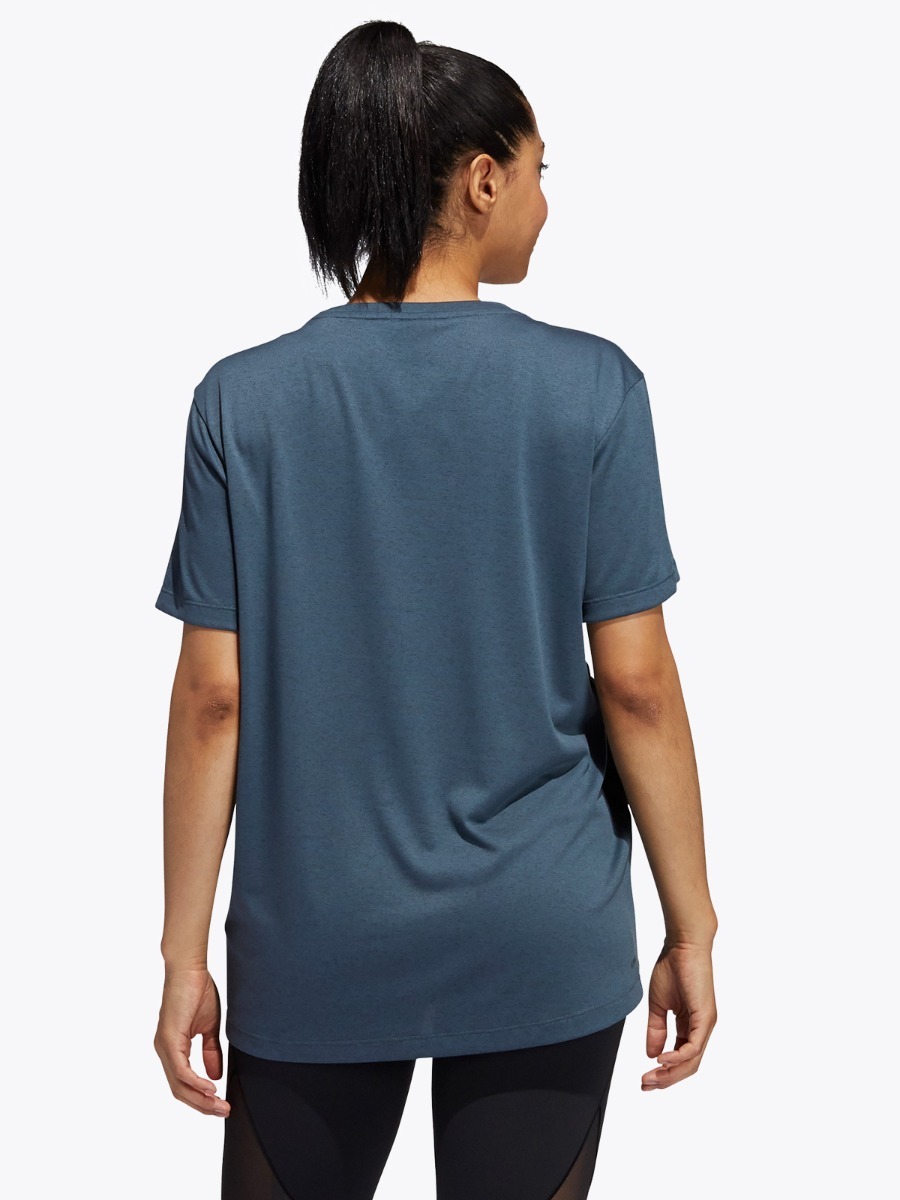 adidas 3 Stripe Tee Legacy Blue/ Black