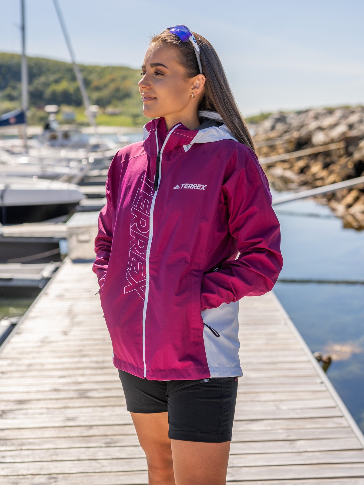 adidas Terrex Paclite GTX Power Berry / Halo Blue