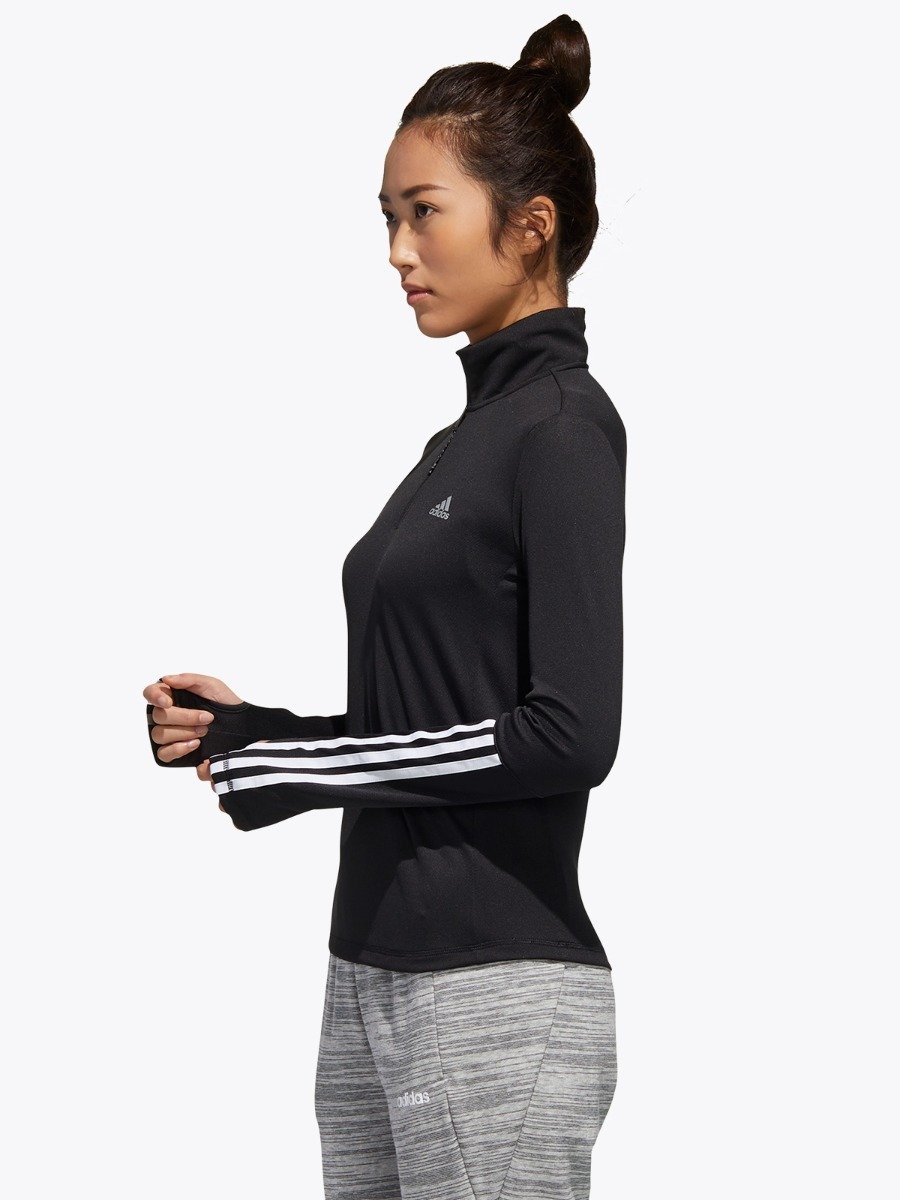 adidas IW 1/4 LS Black/ White