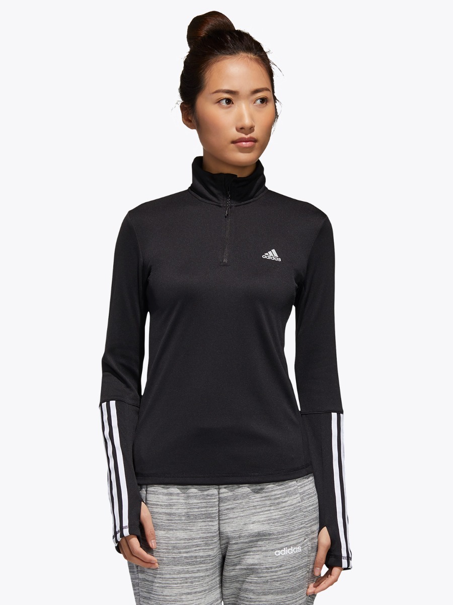 adidas IW 1/4 LS Black/ White