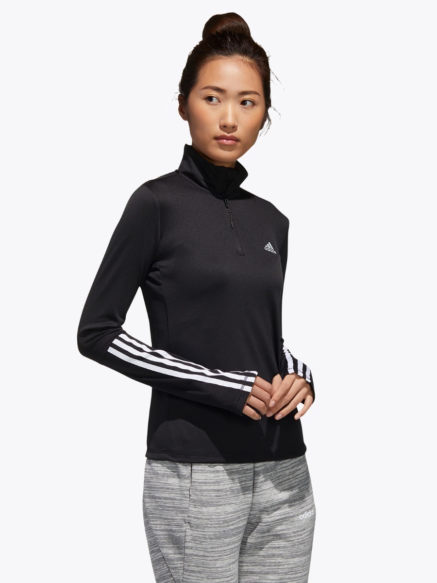 adidas IW 1/4 LS Black/ White