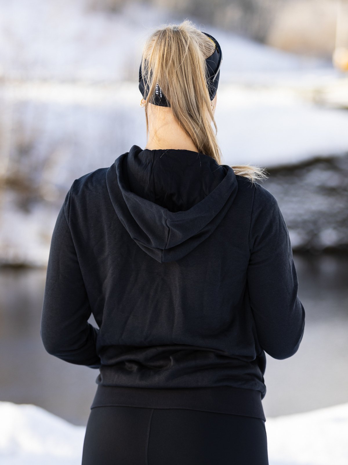 adidas Linear Full Zip Hoodie Black / White