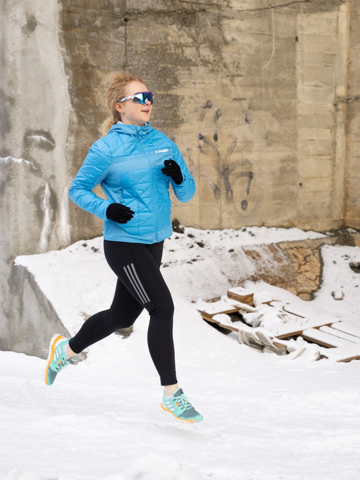 adidas Terrex Multi Hybrid Jacket App Sky Rush