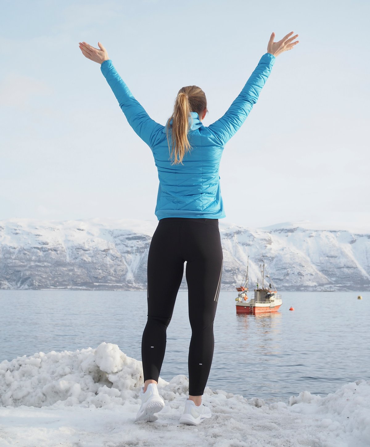 adidas Terrex Multi Hybrid Jacket App Sky Rush