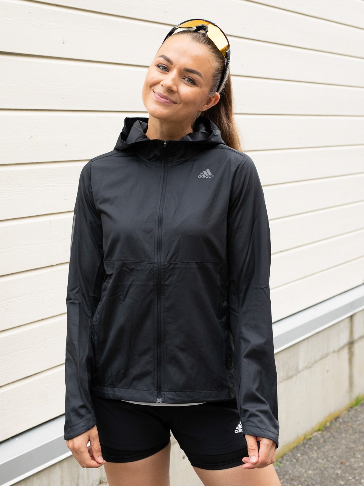 adidas Own The Run Jacket Black