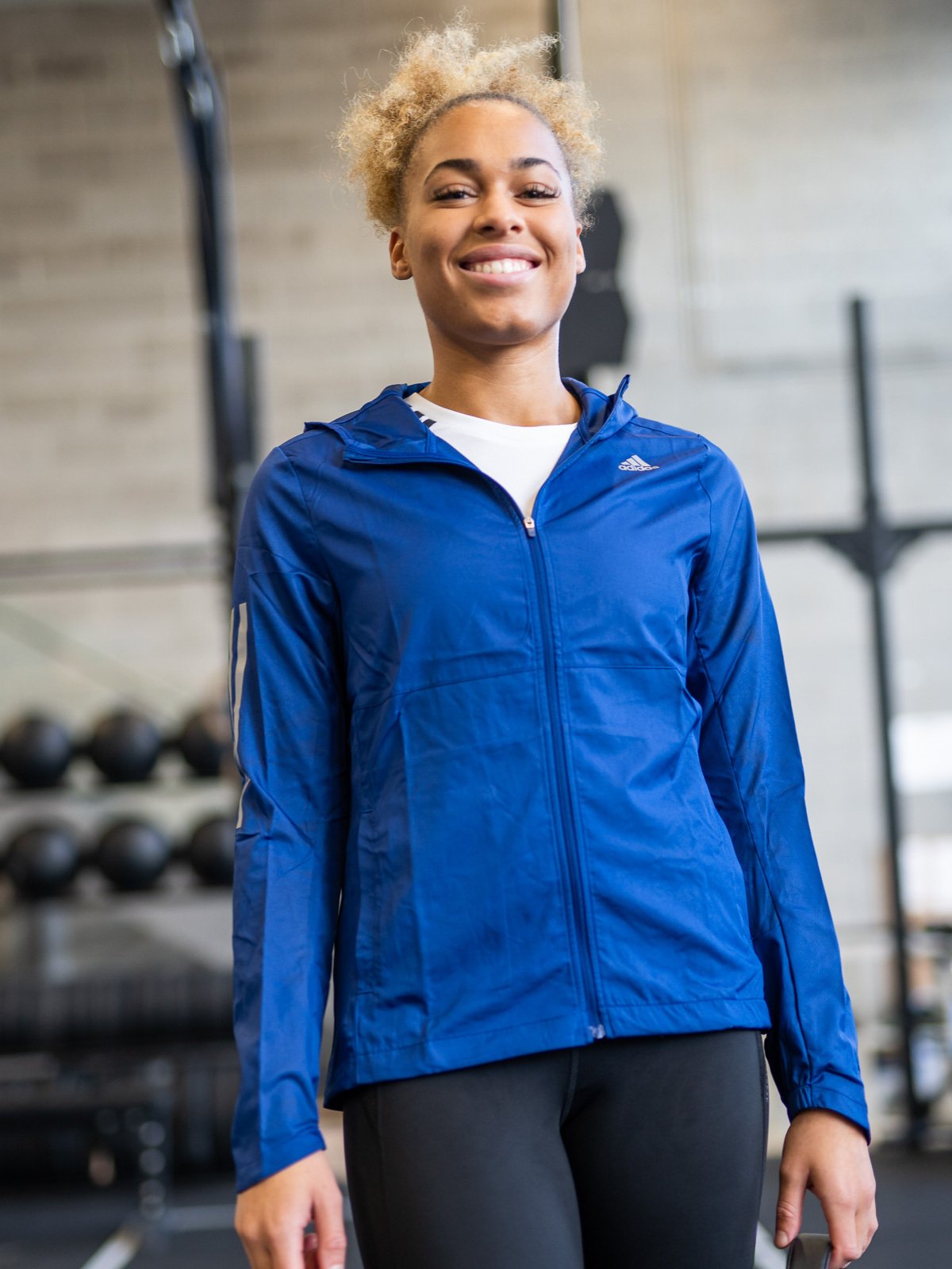 adidas Own The Run Jacket Victory Blue