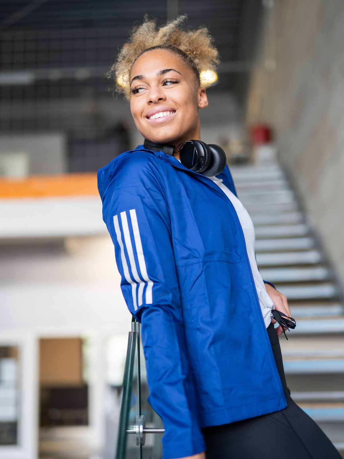 adidas Own The Run Jacket Victory Blue