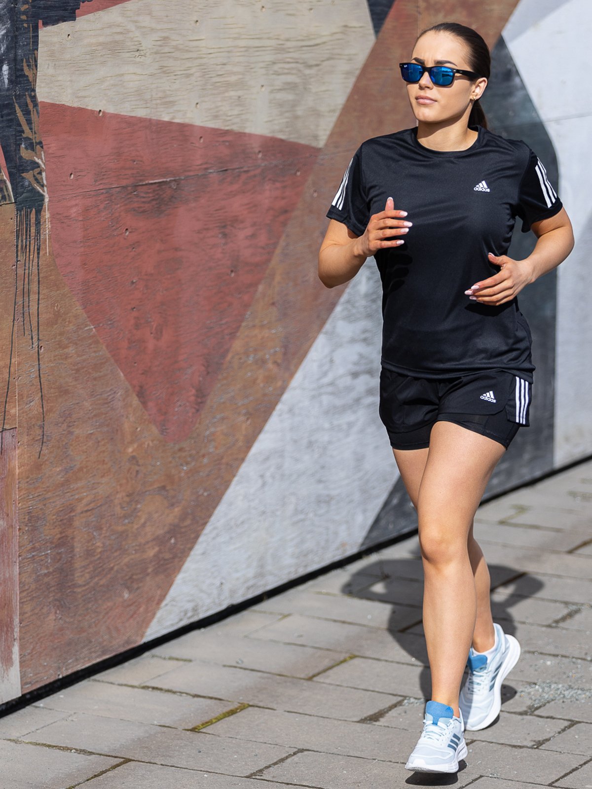 adidas Pacer 3-Stripes 2in1 Black / White