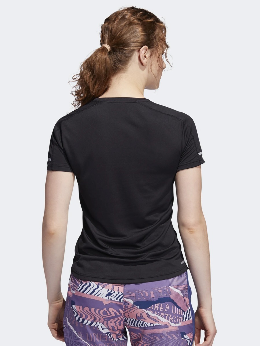 adidas Run It Tee 3 Stripes Black