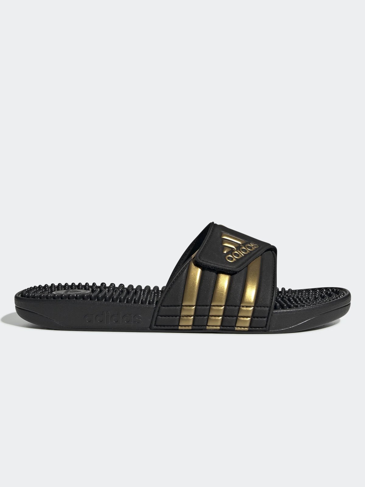 adidas Adissage Slipper Core Black / Gold Metallic