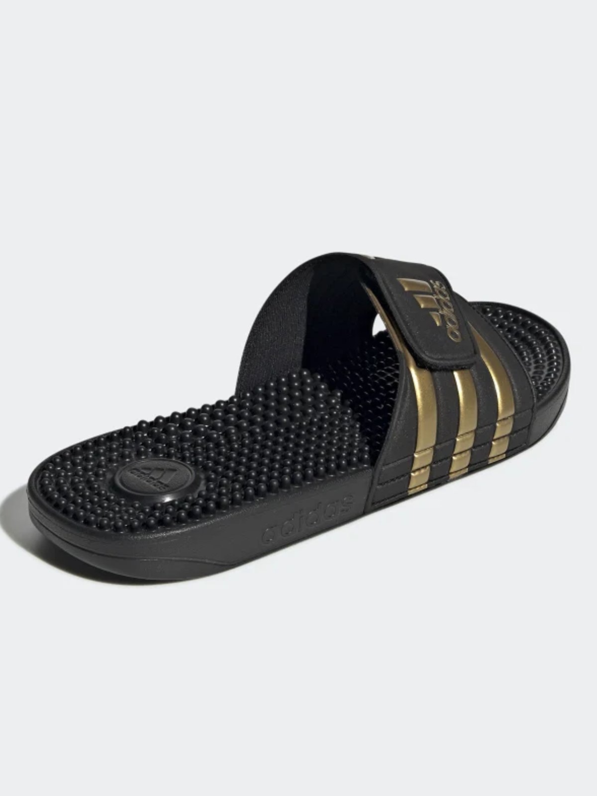 adidas Adissage Slipper Core Black / Gold Metallic