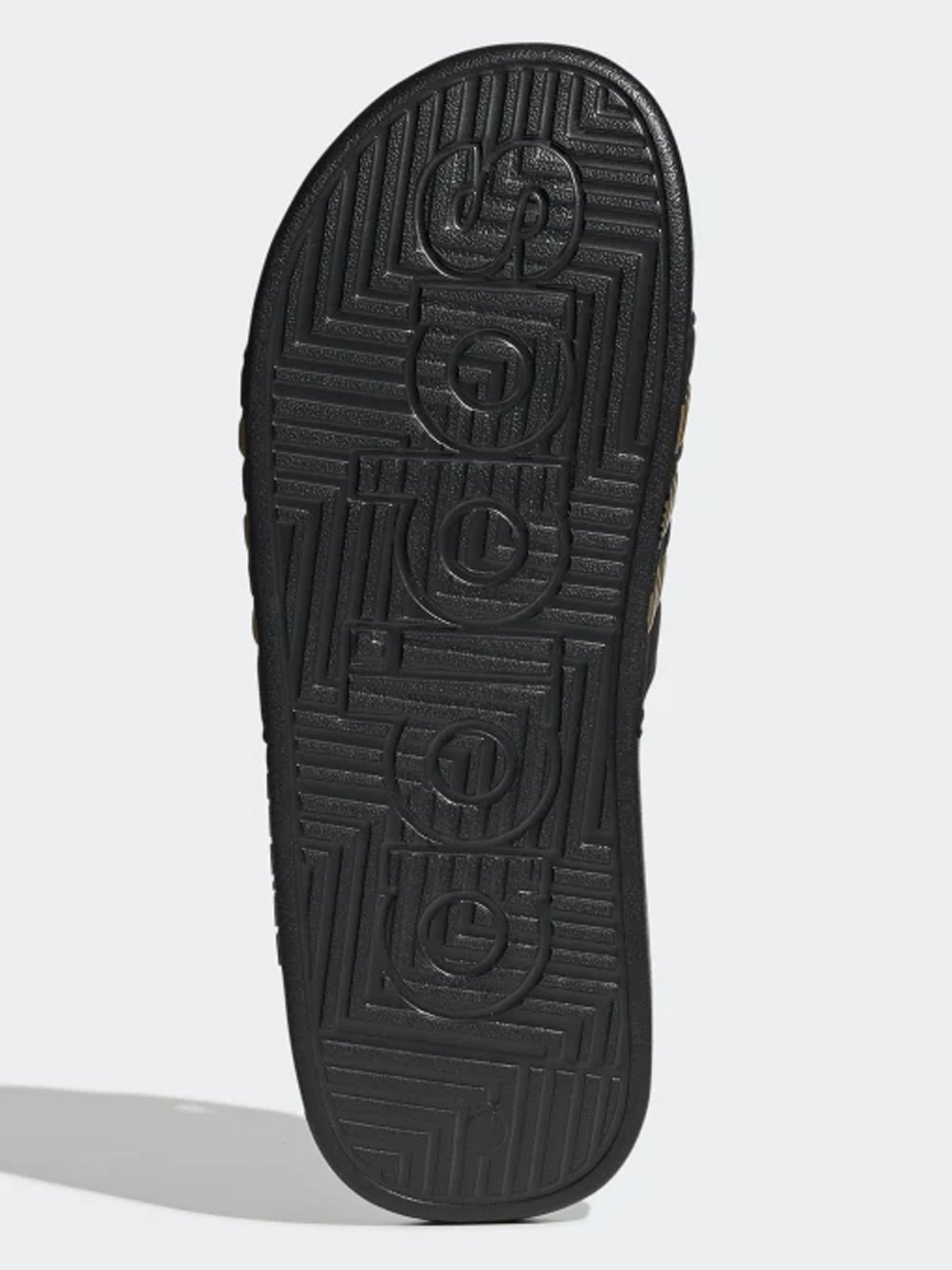 adidas Adissage Slipper Core Black / Gold Metallic