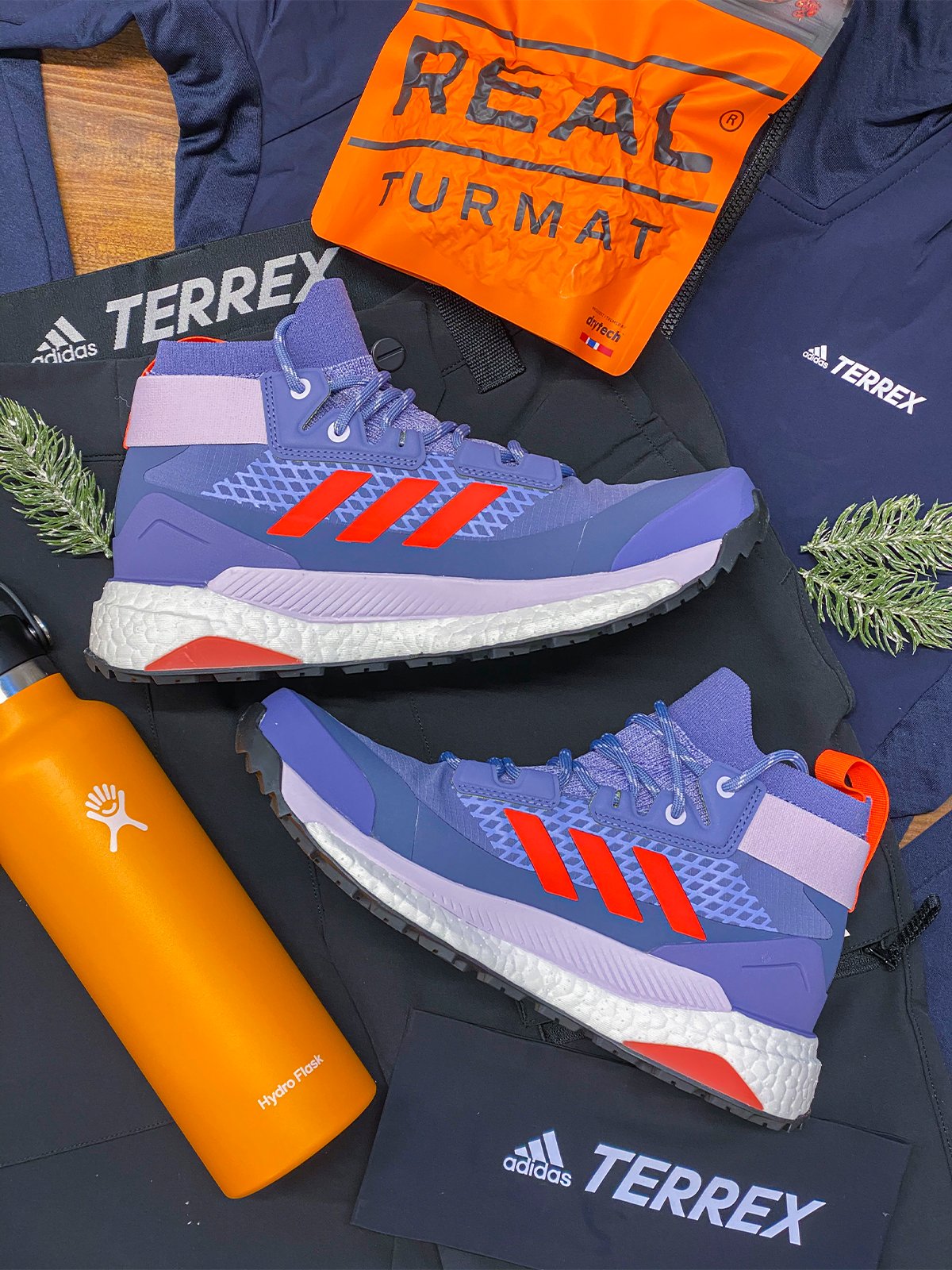 adidas Terrex Free Hiker GTX Orbit Violet / Solar Red / Purple Tint