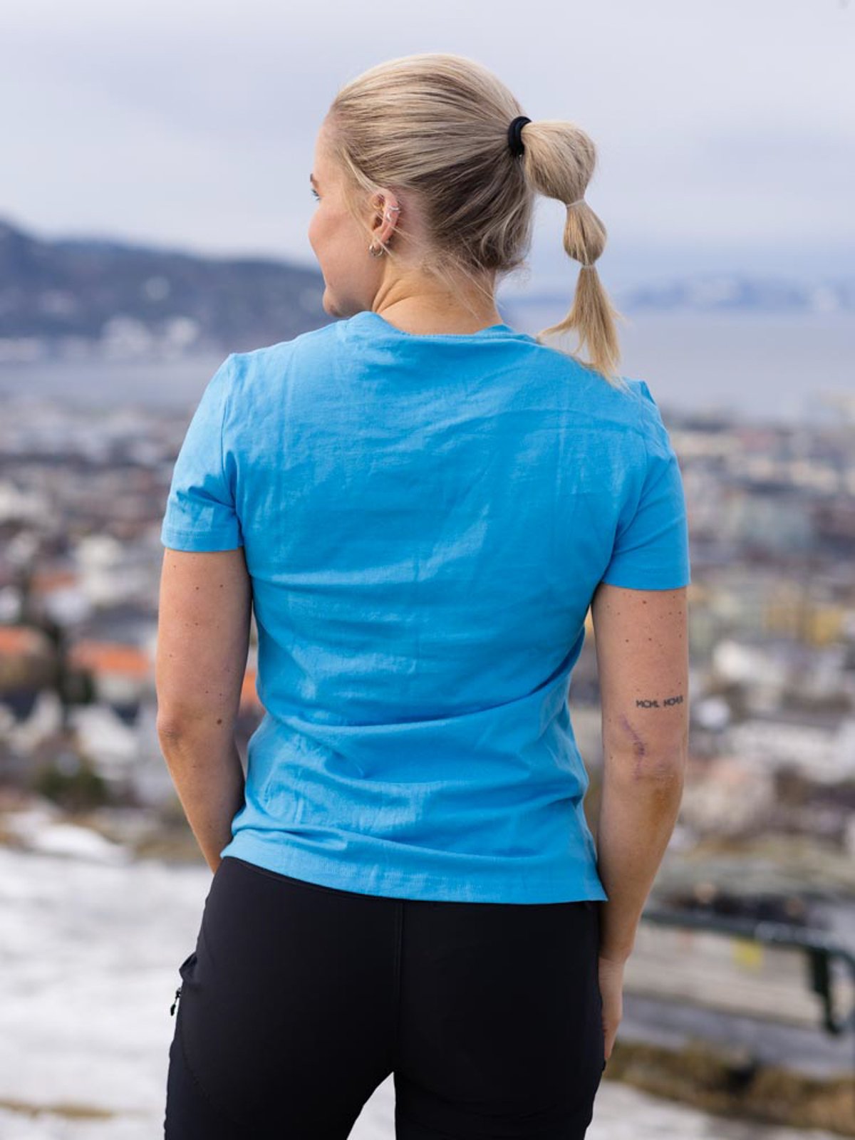 adidas Terrex Logo Tee App Sky Rush