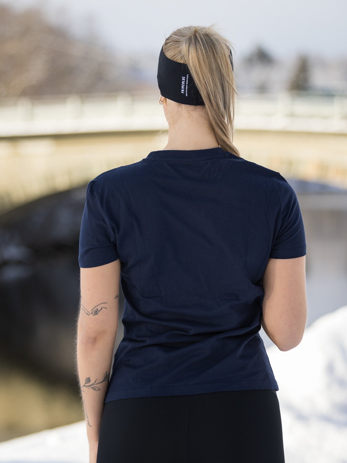 adidas Terrex Logo Tee Legend Ink / Halo Blue