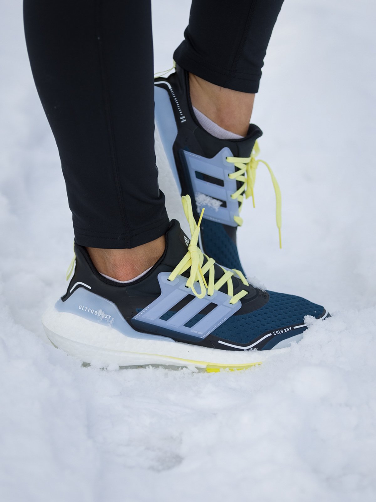 adidas Ultraboost 21 Cold Ready Crew Navy / Halo Blue / Pulse Yellow