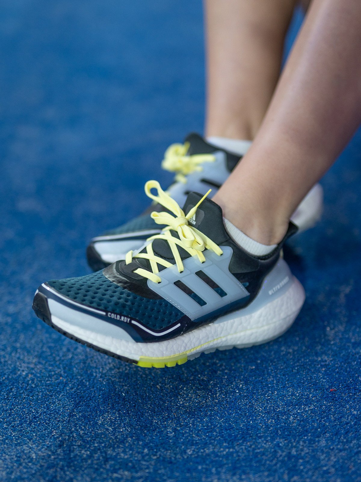 adidas Ultraboost 21 Cold Ready Crew Navy / Halo Blue / Pulse Yellow