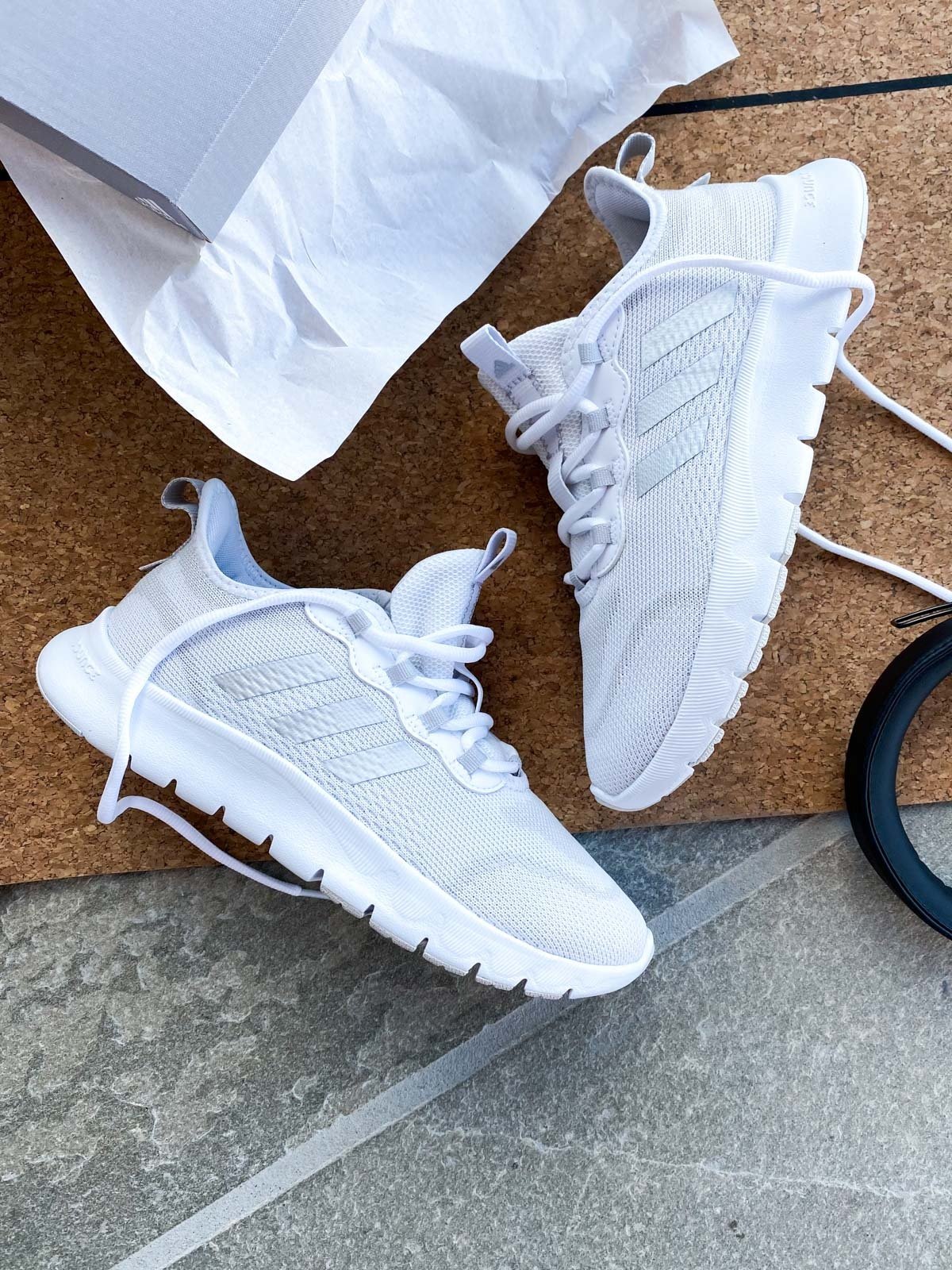 adidas Vario Sport Hvit med sølvdetaljer