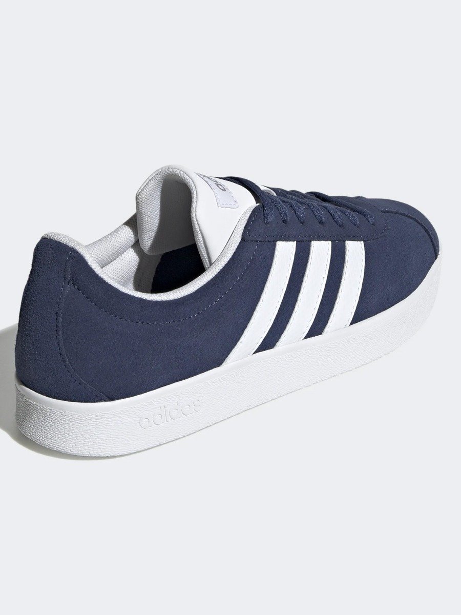 adidas VL Court 2.0 Tech Indigo / Cloud White / Matte Silver