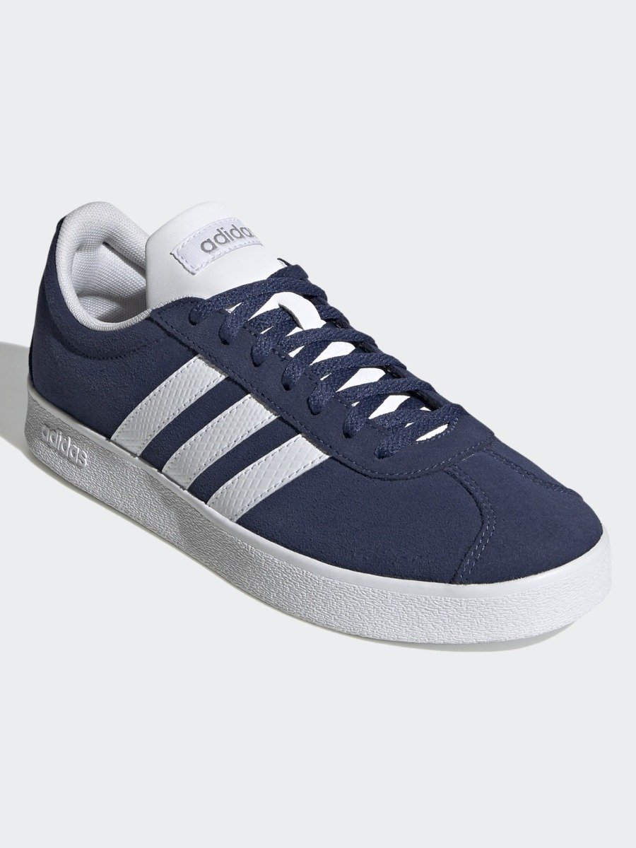 adidas VL Court 2.0 Tech Indigo / Cloud White / Matte Silver