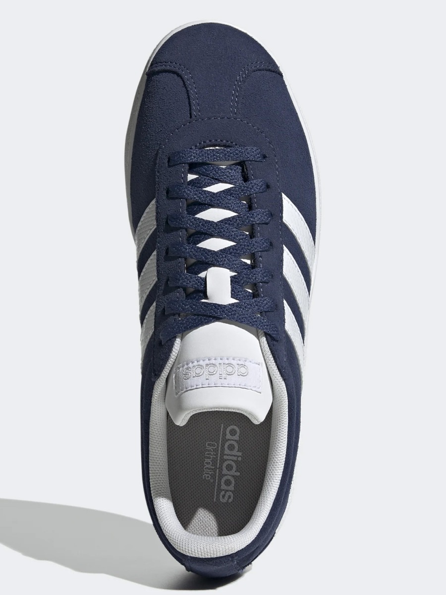 adidas VL Court 2.0 Tech Indigo / Cloud White / Matte Silver